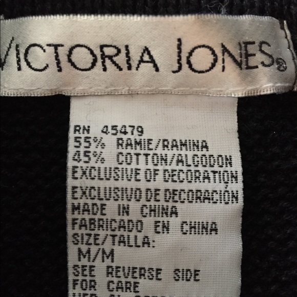 Christmas poinsettias sweater m / tall - Picture 5 of 8